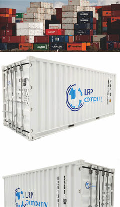LRP 20GP集裝箱模型 海藝坊精心打造的1:20仿真貨柜模型
